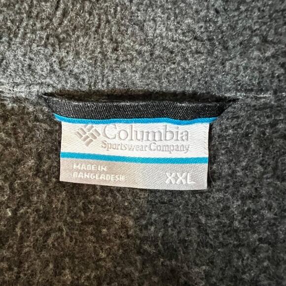 Columbia Full Zip Fleece Vest, Gray, Men's XXL - Picture 4 of 11
